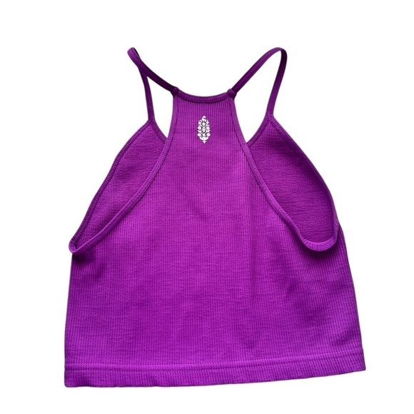 #178 NWT Free People x Hatch Happiness Runs Maternity Crop in Wildflower - Picture 4 of 5